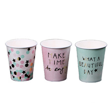 eco- friendly take-away top design quality selling single-wall Double PE mill factory pricpopular customized paper cup